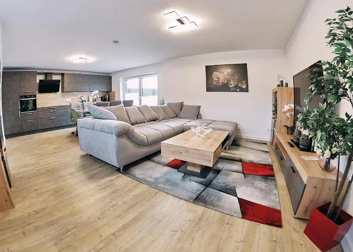 Harener Hafentraum- 90qm Mit 40qmterrasse-kostenloses Parken- Naehe Schloss Dankern Haren